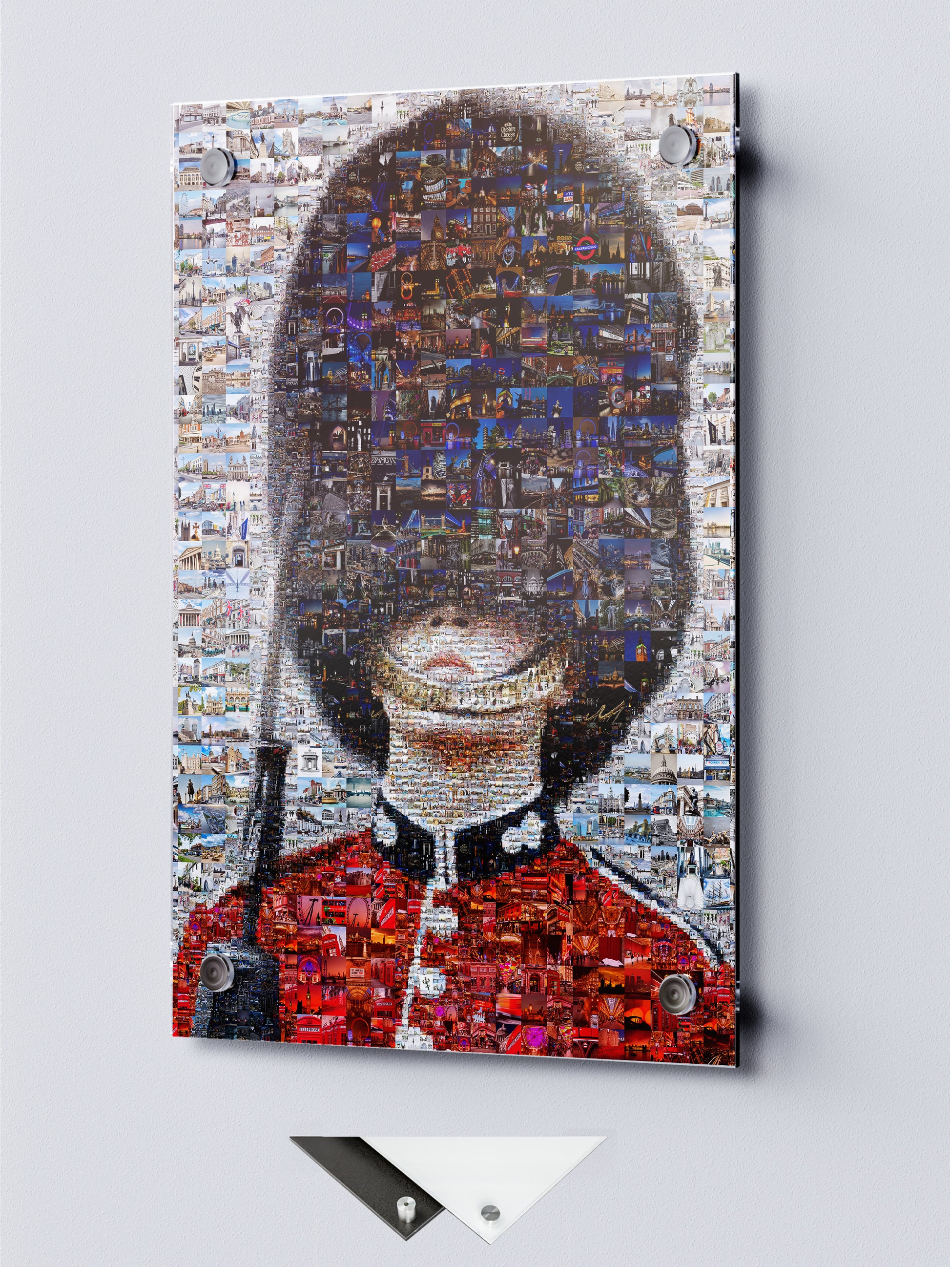 Stunning Mosaic Artwork of a British Soldier - Unique Home Decor Piece AtelierMosaics