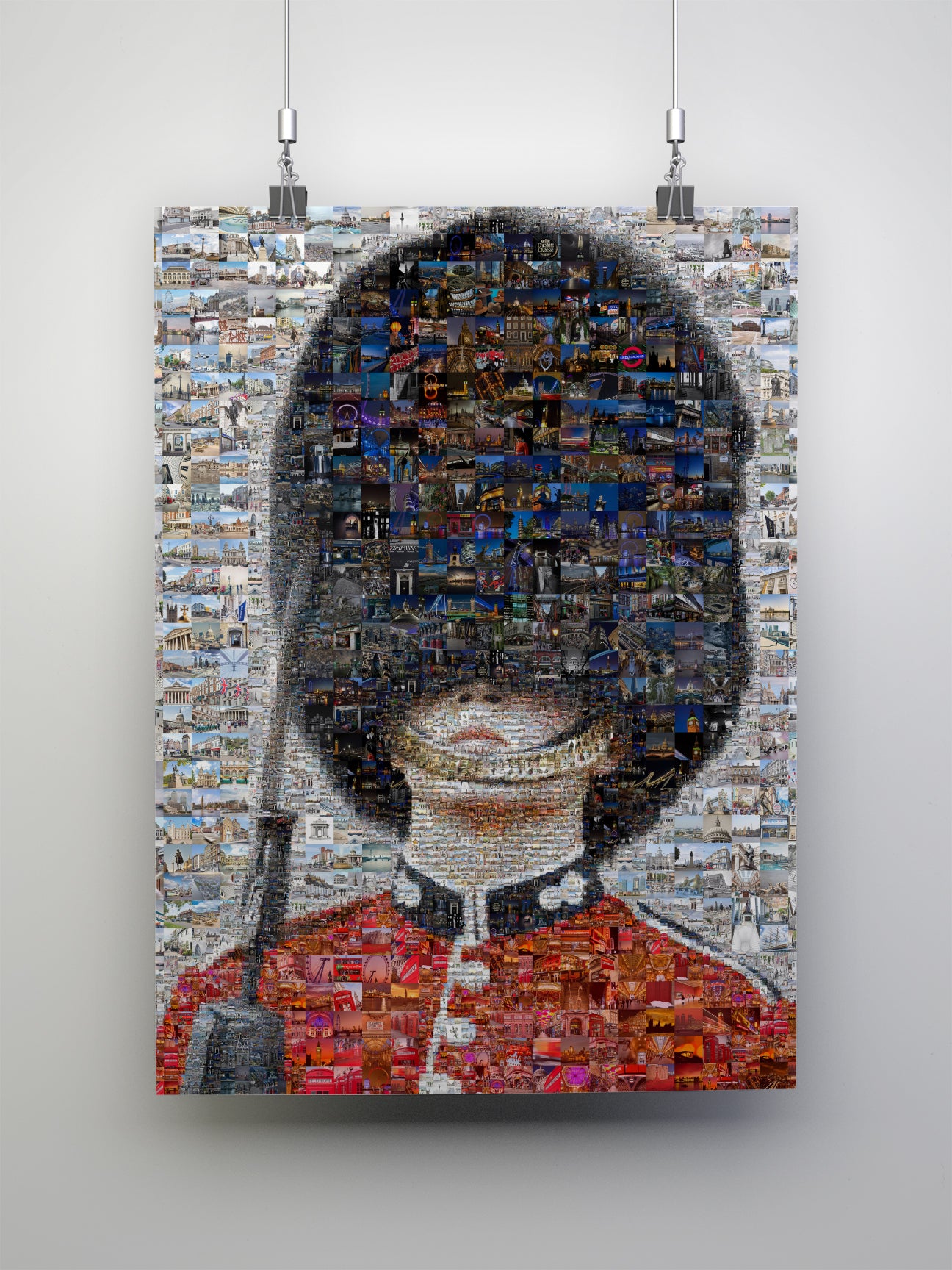 Stunning Mosaic Artwork of a British Soldier - Unique Home Decor Piece AtelierMosaics