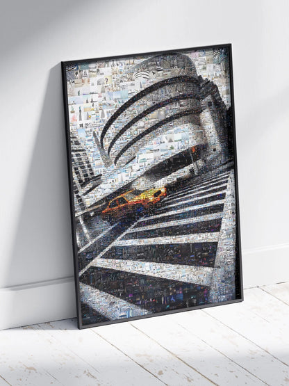 Stunning New York City Mosaic Art: A Unique Urban Landscape in Black and White AtelierMosaics