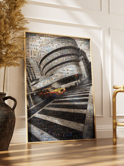 Stunning New York City Mosaic Art: A Unique Urban Landscape in Black and White AtelierMosaics