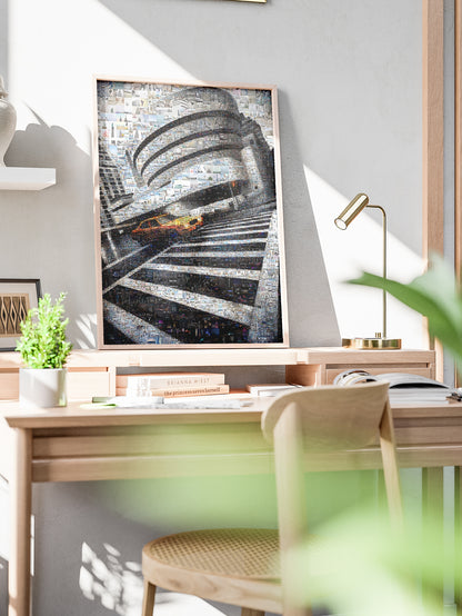 Stunning New York City Mosaic Art: A Unique Urban Landscape in Black and White AtelierMosaics