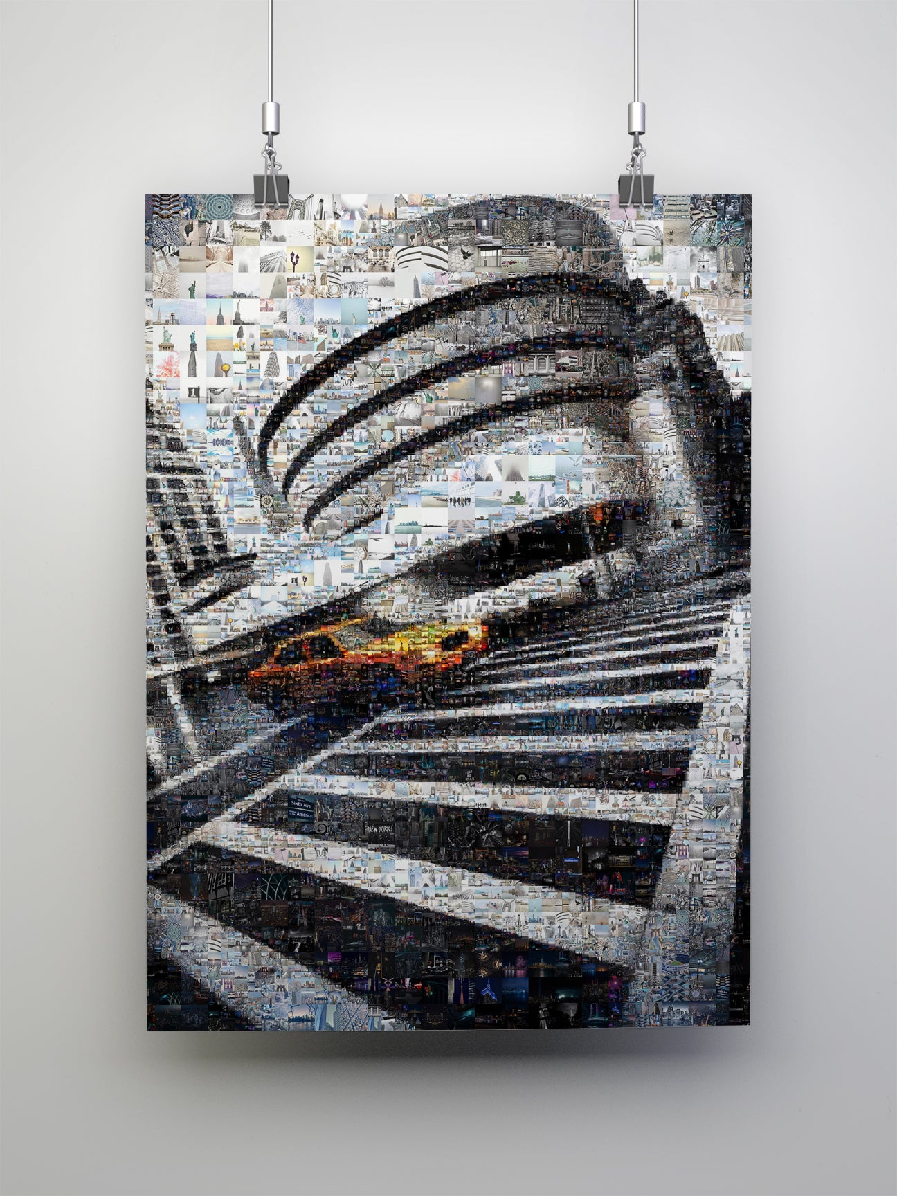 Stunning New York City Mosaic Art: A Unique Urban Landscape in Black and White AtelierMosaics