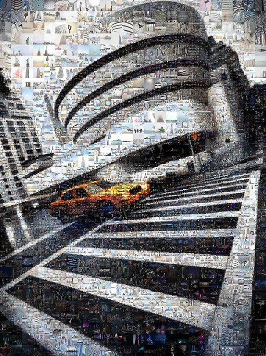 Stunning New York City Mosaic Art: A Unique Urban Landscape in Black and White AtelierMosaics