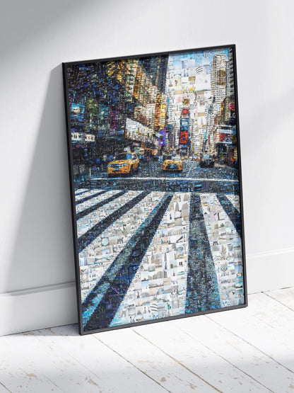 Stunning Cityscape Mosaic Art - Unique Urban Artwork for Home or Office Decor AtelierMosaics