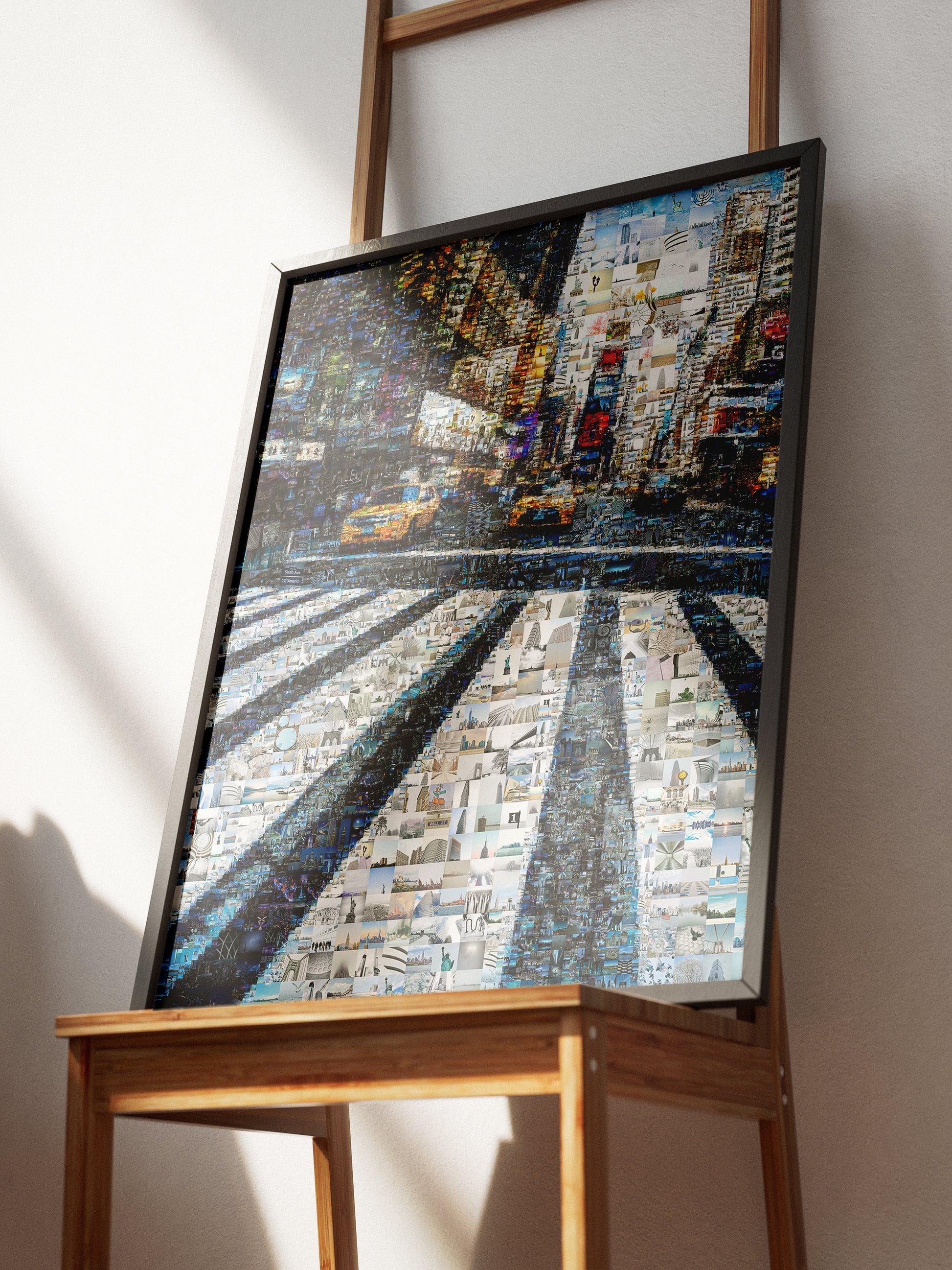 Stunning Cityscape Mosaic Art - Unique Urban Artwork for Home or Office Decor AtelierMosaics
