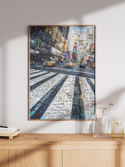 Stunning Cityscape Mosaic Art - Unique Urban Artwork for Home or Office Decor AtelierMosaics