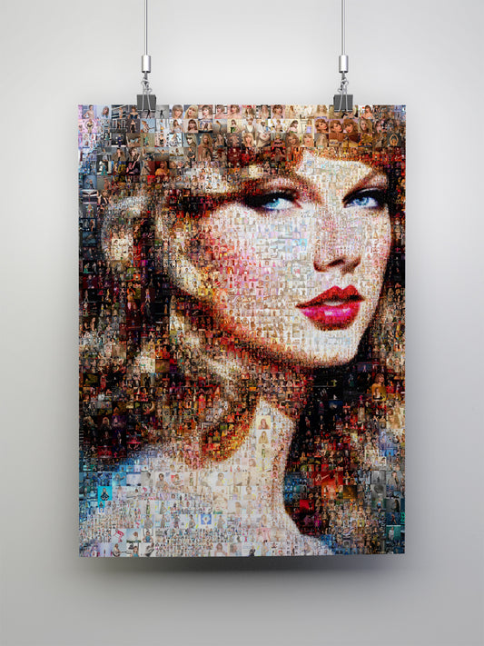 Stunning Taylor Swift Mosaic Art: A Unique Tribute to the Pop Icon