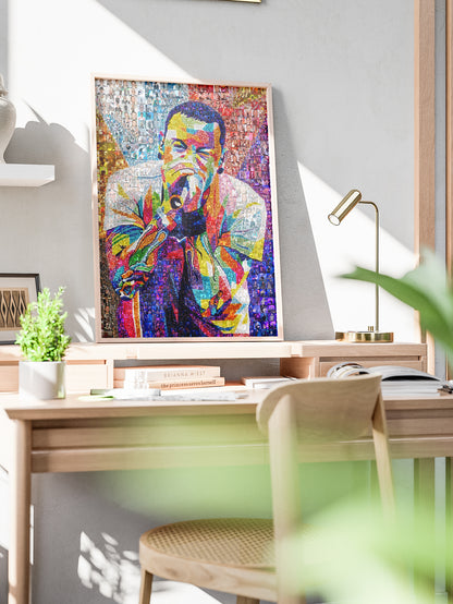 Linkin Parl Mosaic Artwork - Celebrating the Legacy of Linkin Park, Perfect for Music Fans AtelierMosaics