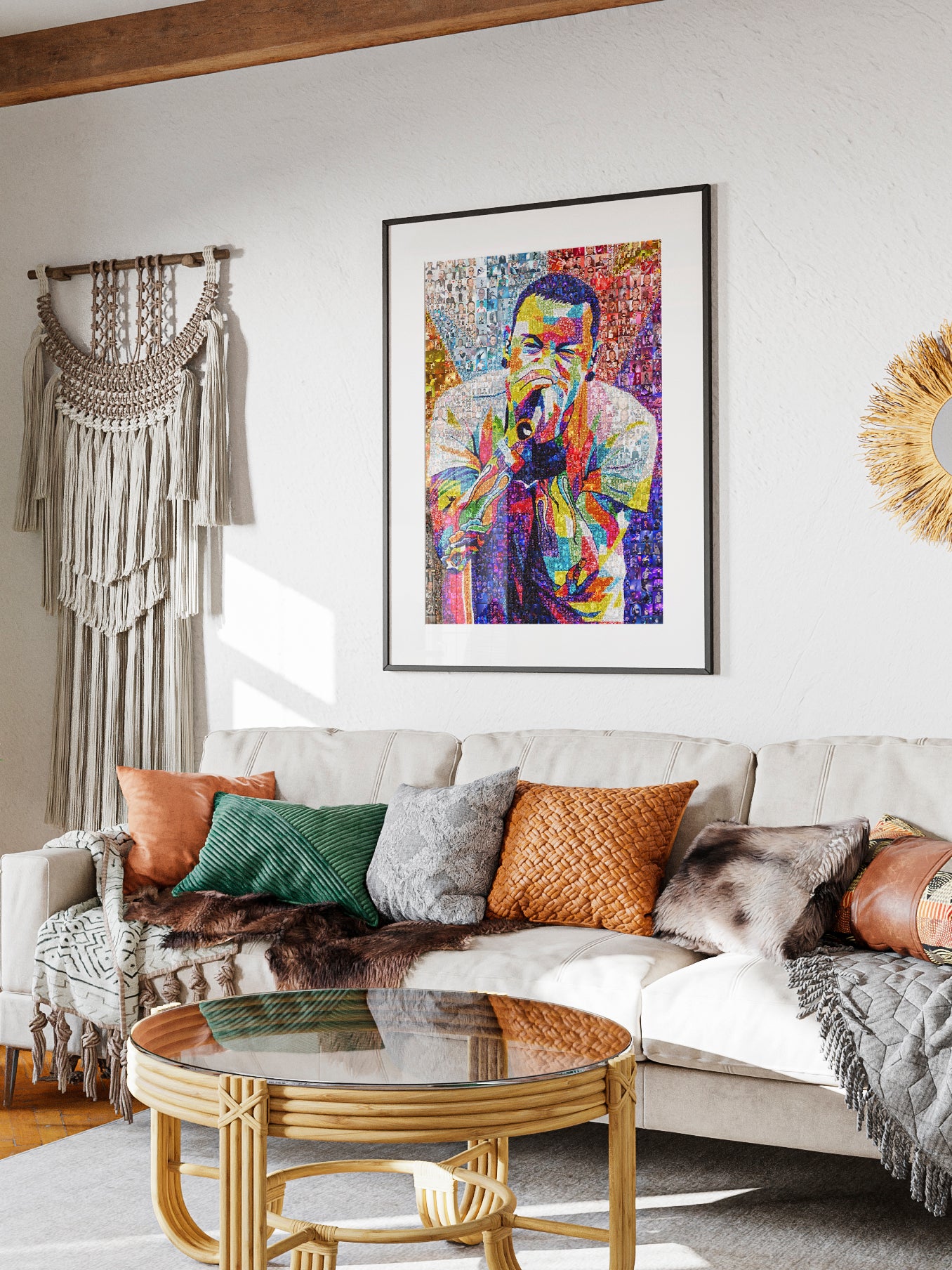 Linkin Parl Mosaic Artwork - Celebrating the Legacy of Linkin Park, Perfect for Music Fans AtelierMosaics