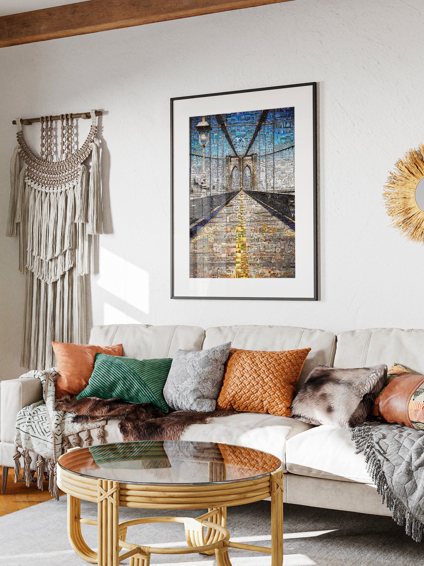 Stunning NYC Mosaic Art - Unique Wall Decor of Times Square and Iconic Landmarks AtelierMosaics