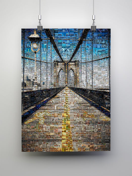 Stunning NYC Mosaic Art - Unique Wall Decor of Times Square and Iconic Landmarks