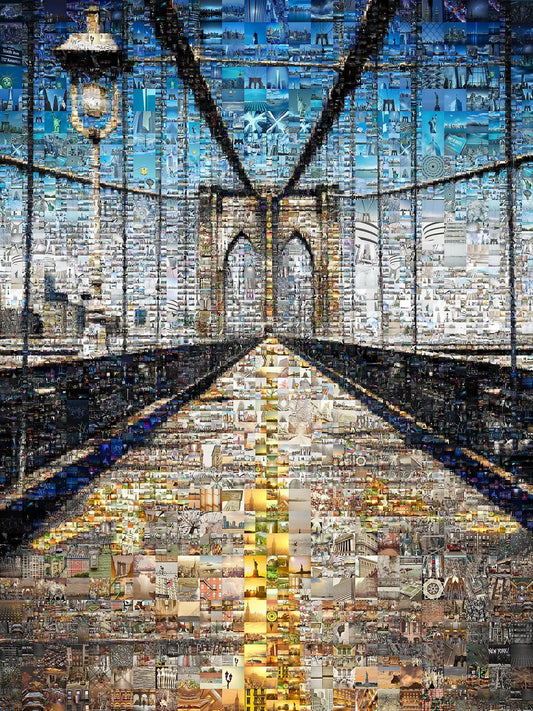 Stunning NYC Mosaic Art - Unique Wall Decor of Times Square and Iconic Landmarks AtelierMosaics