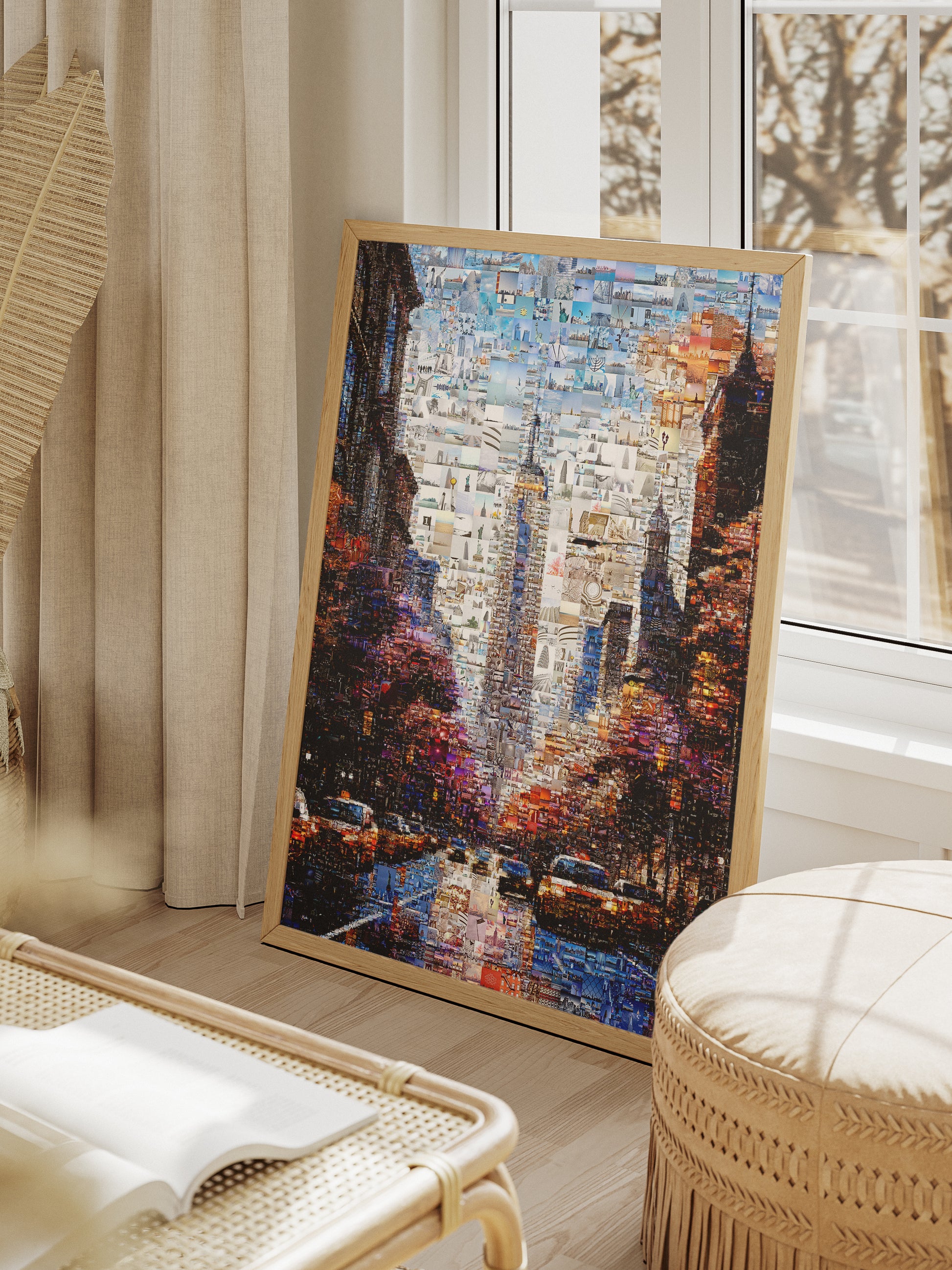 Stunning Brooklyn Bridge Mosaic Artwork - Unique Wall Decor for Home & Office AtelierMosaics