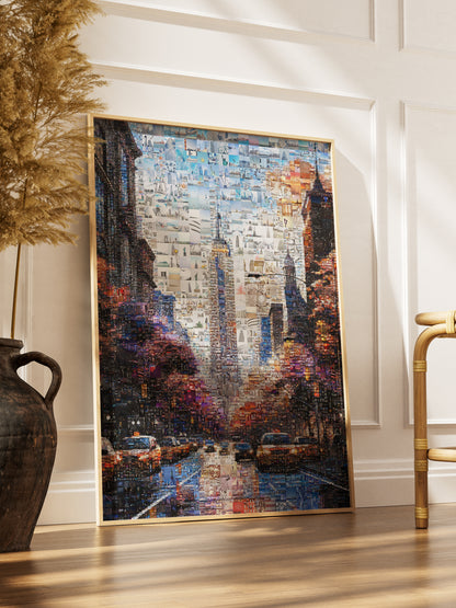 Stunning Brooklyn Bridge Mosaic Artwork - Unique Wall Decor for Home & Office AtelierMosaics