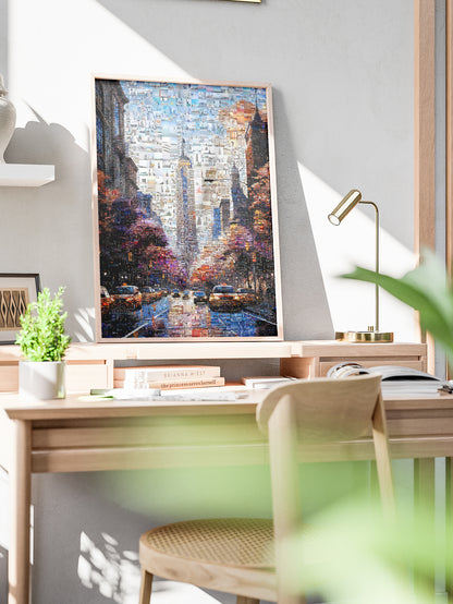 Stunning Brooklyn Bridge Mosaic Artwork - Unique Wall Decor for Home & Office AtelierMosaics