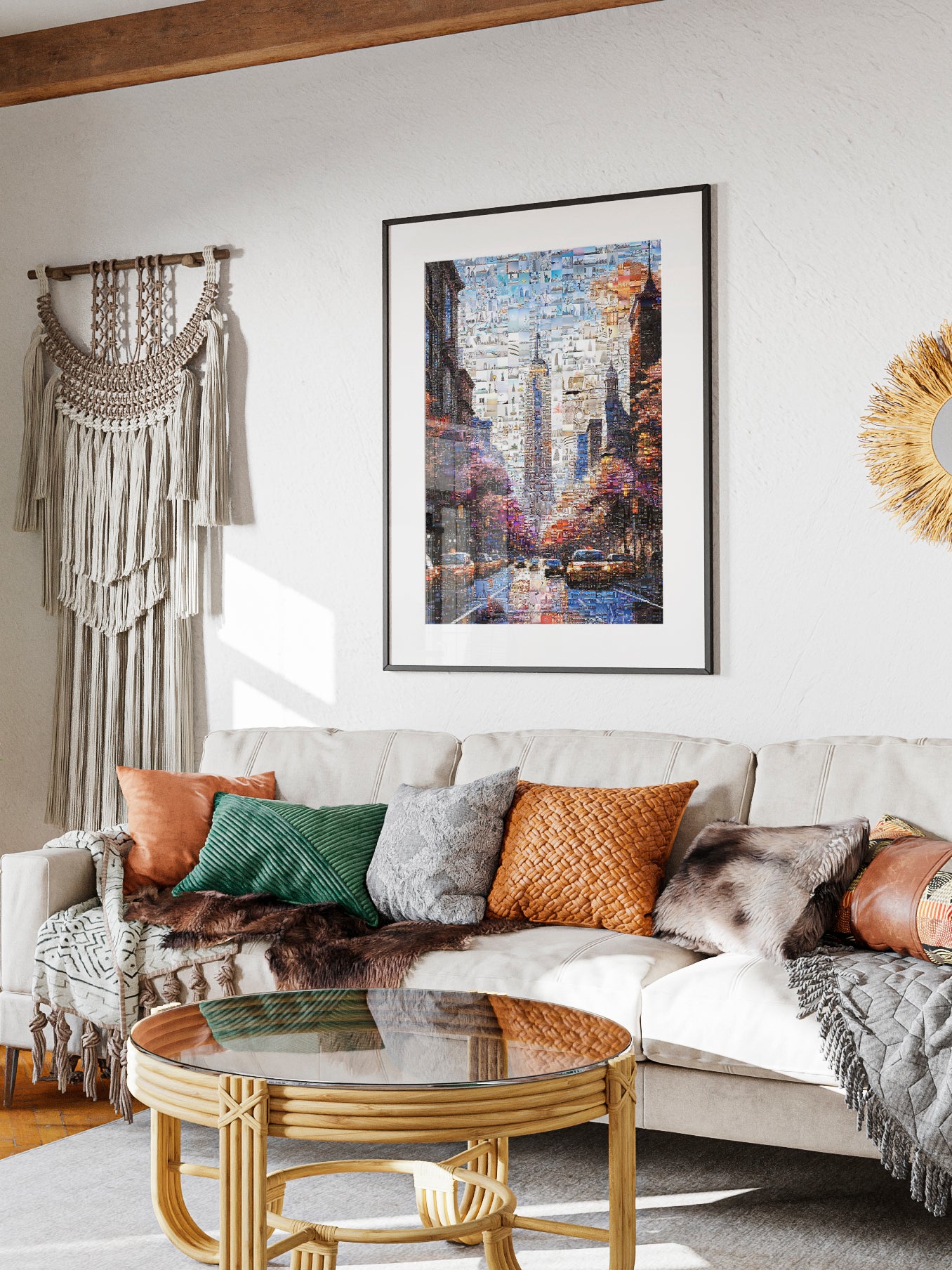 Stunning Brooklyn Bridge Mosaic Artwork - Unique Wall Decor for Home & Office AtelierMosaics