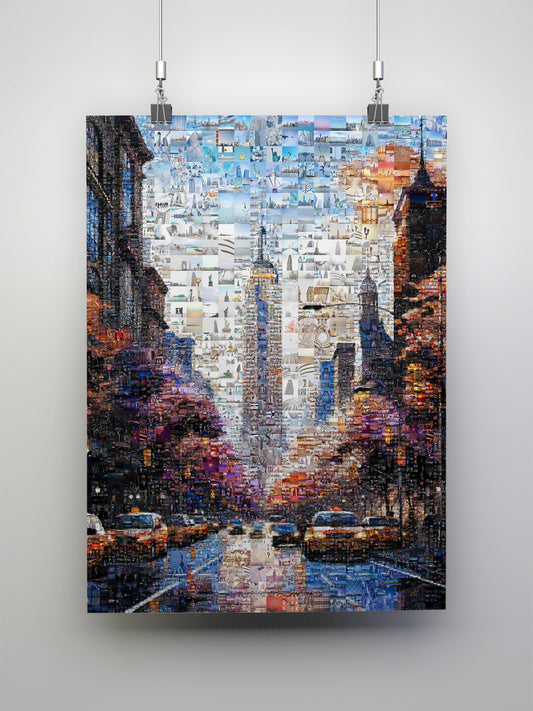 Stunning Brooklyn Bridge Mosaic Artwork - Unique Wall Decor for Home & Office