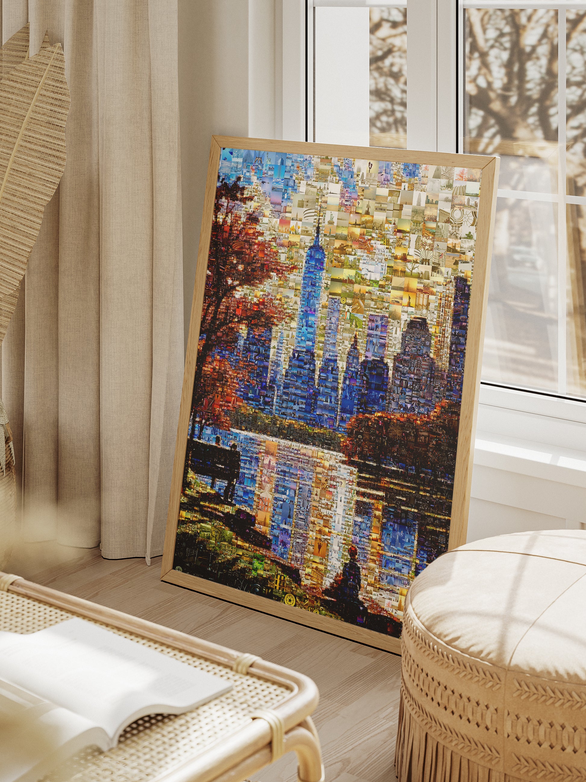 Stunning Mosaic Artwork of Iconic Cityscapes - Perfect for Home or Office Decor AtelierMosaics