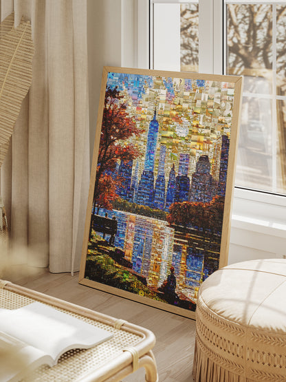 Stunning Mosaic Artwork of Iconic Cityscapes - Perfect for Home or Office Decor AtelierMosaics