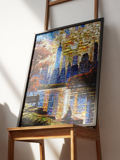 Stunning Mosaic Artwork of Iconic Cityscapes - Perfect for Home or Office Decor AtelierMosaics