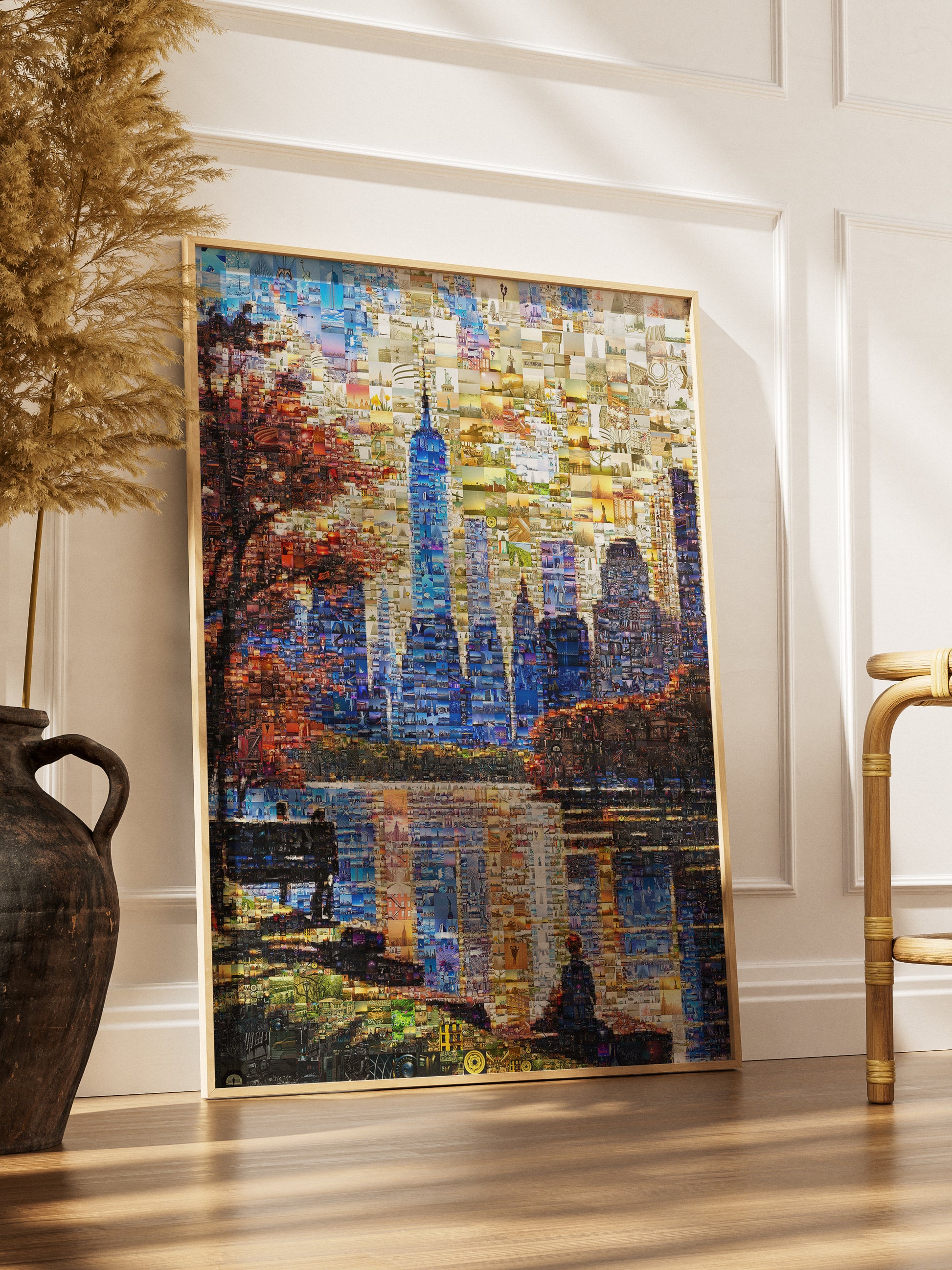 Stunning Mosaic Artwork of Iconic Cityscapes - Perfect for Home or Office Decor AtelierMosaics