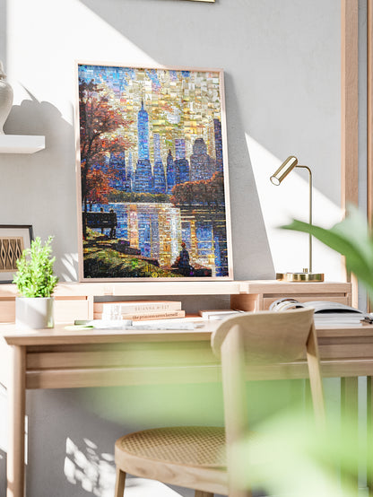 Stunning Mosaic Artwork of Iconic Cityscapes - Perfect for Home or Office Decor AtelierMosaics