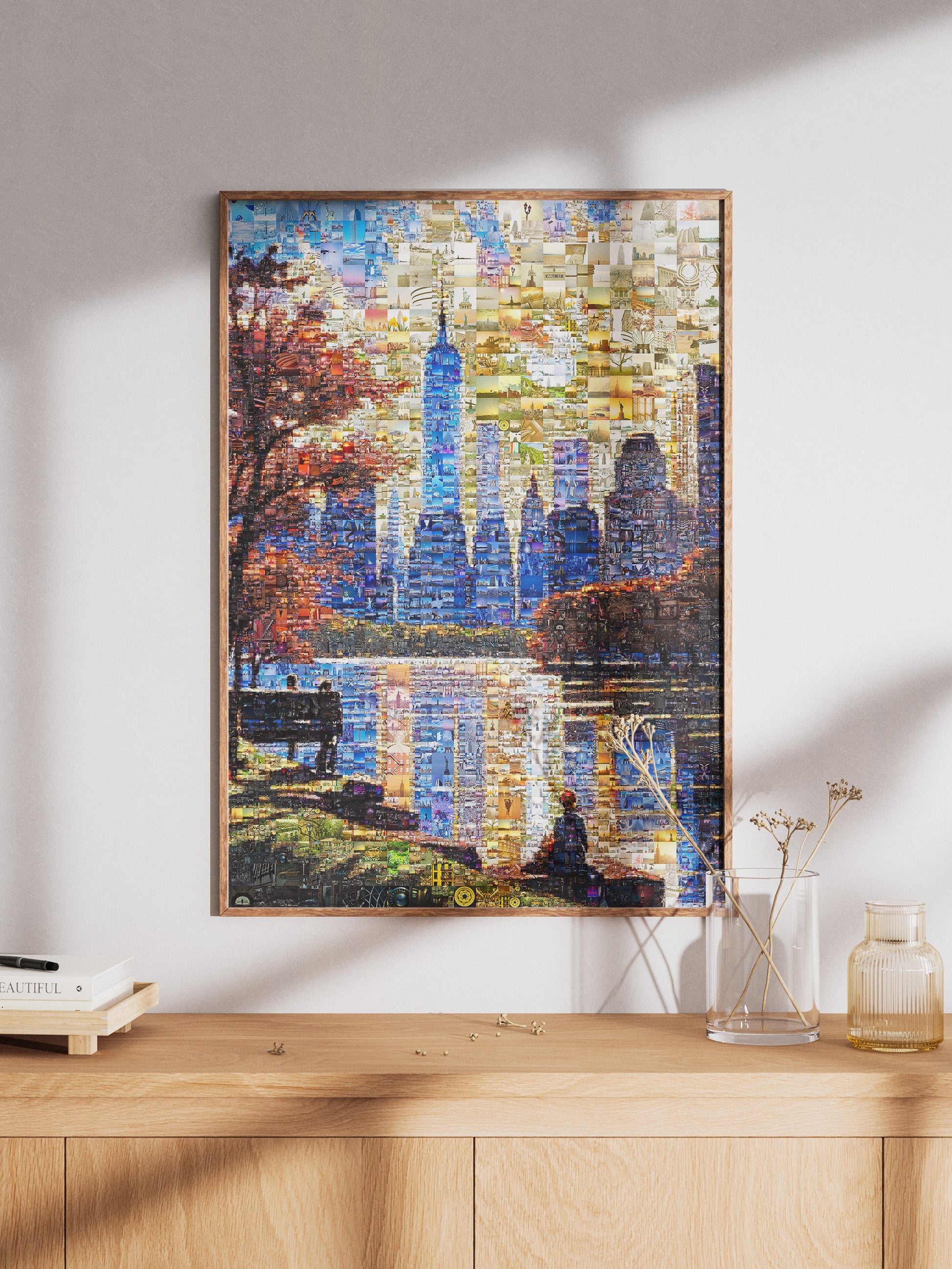 Stunning Mosaic Artwork of Iconic Cityscapes - Perfect for Home or Office Decor AtelierMosaics