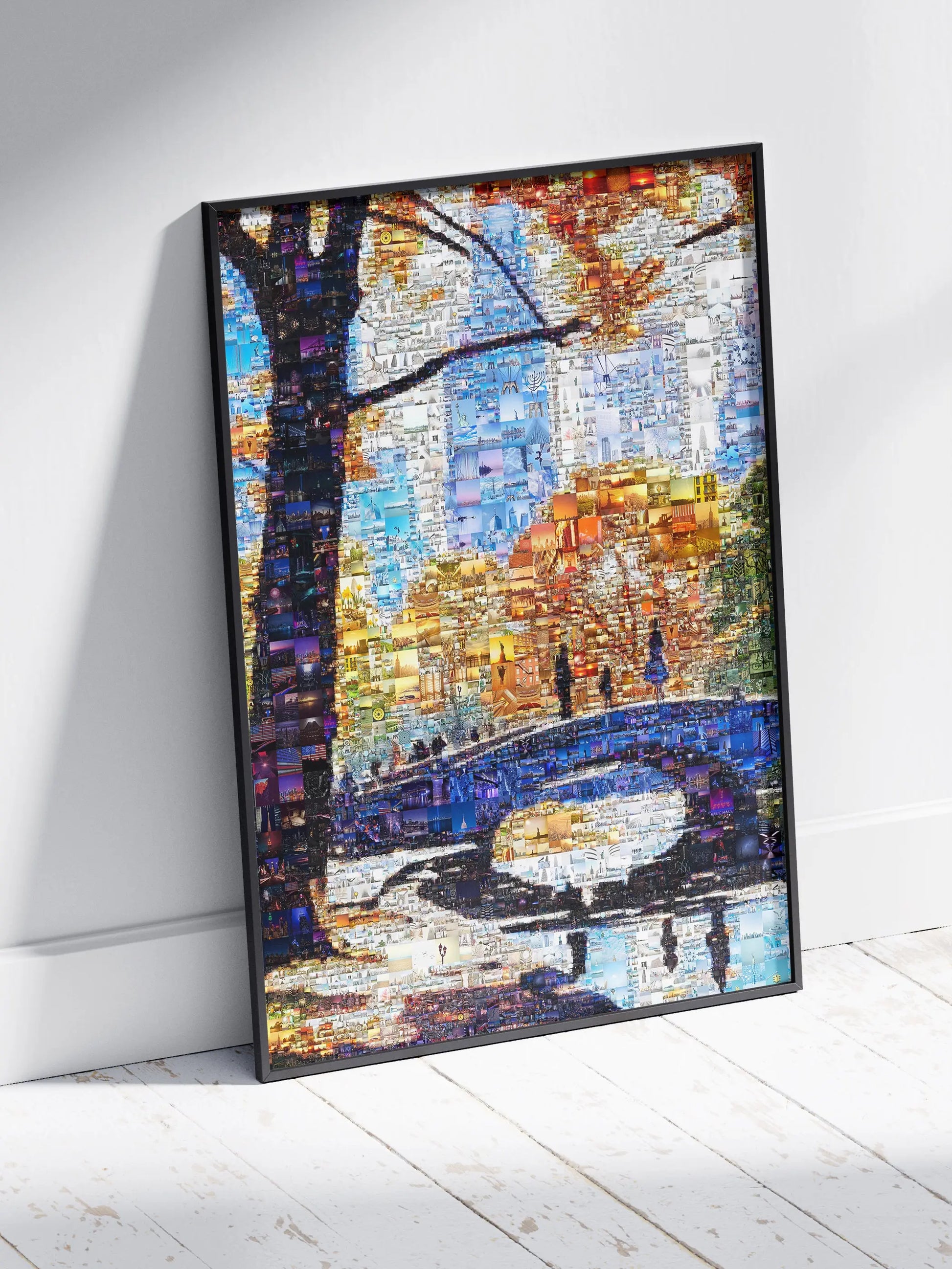 Stunning Cityscape Mosaic Art - Unique Urban Landscape Wall Decor for Home or Office AtelierMosaics