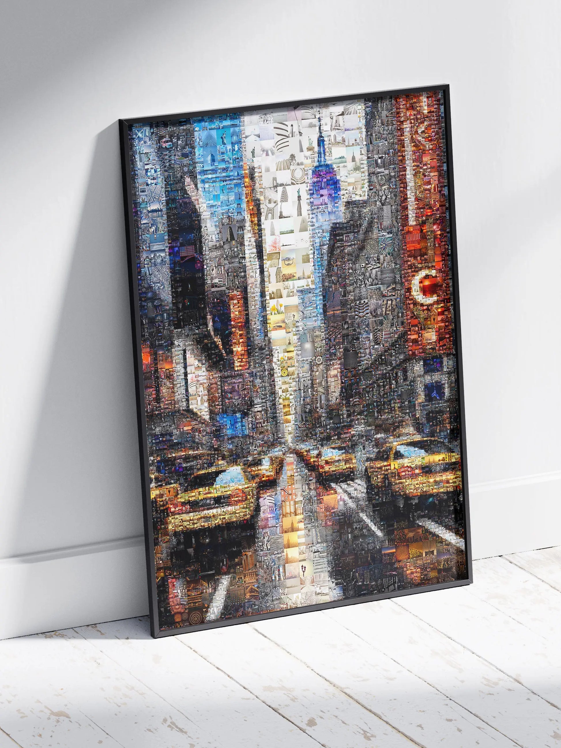 Stunning Urban Mosaic Art - Vibrant Cityscape Made from Hundreds of Images AtelierMosaics