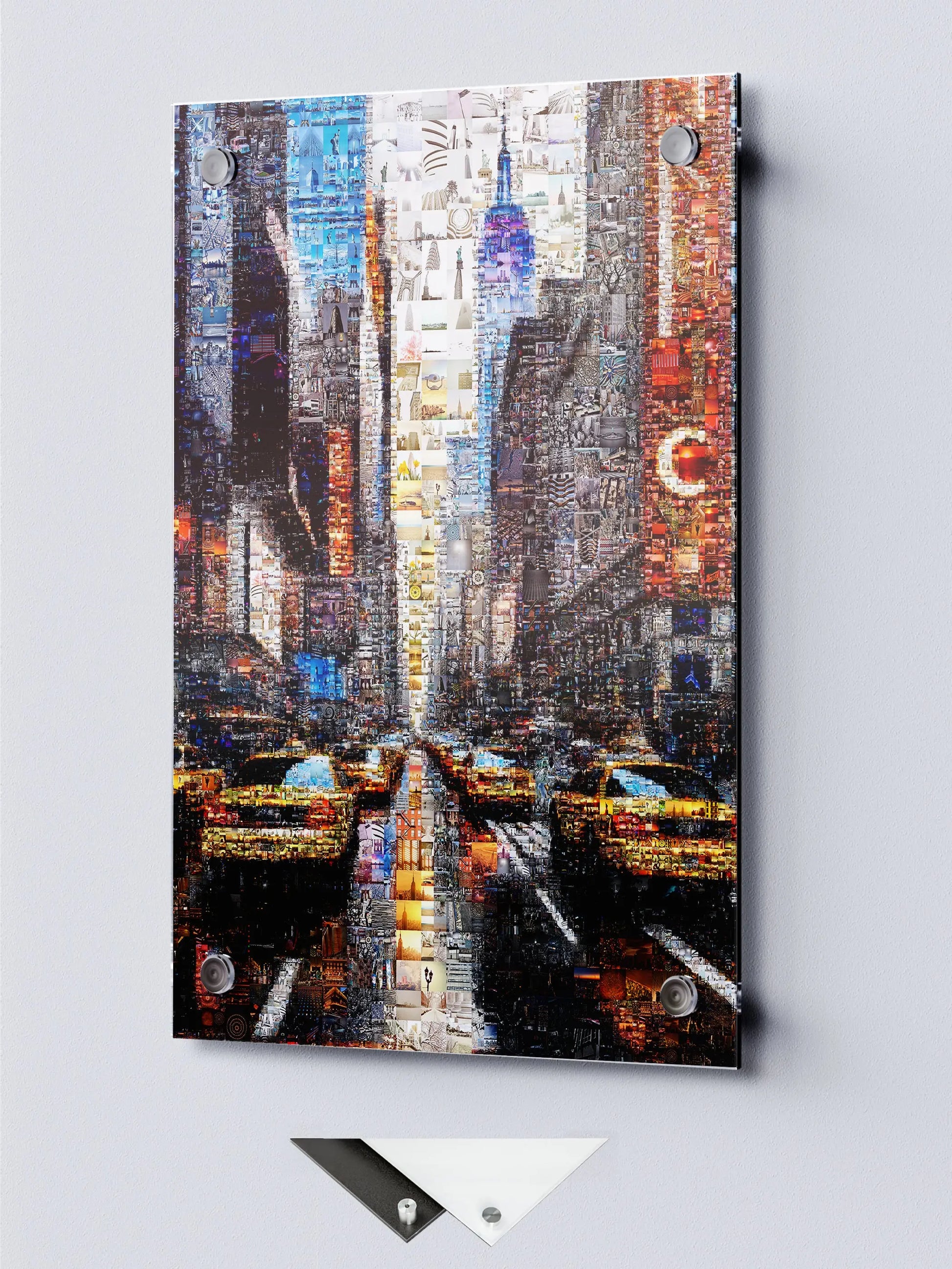 Stunning Urban Mosaic Art - Vibrant Cityscape Made from Hundreds of Images AtelierMosaics