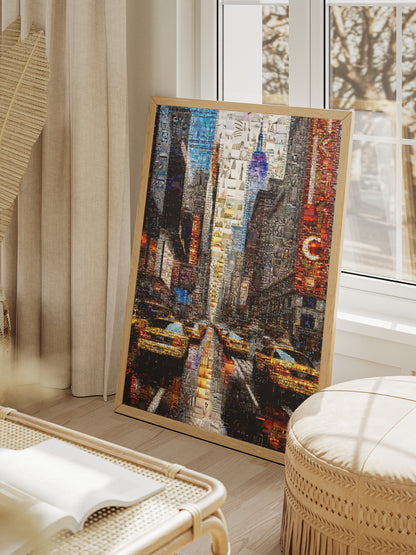 Stunning Urban Mosaic Art - Vibrant Cityscape Made from Hundreds of Images AtelierMosaics