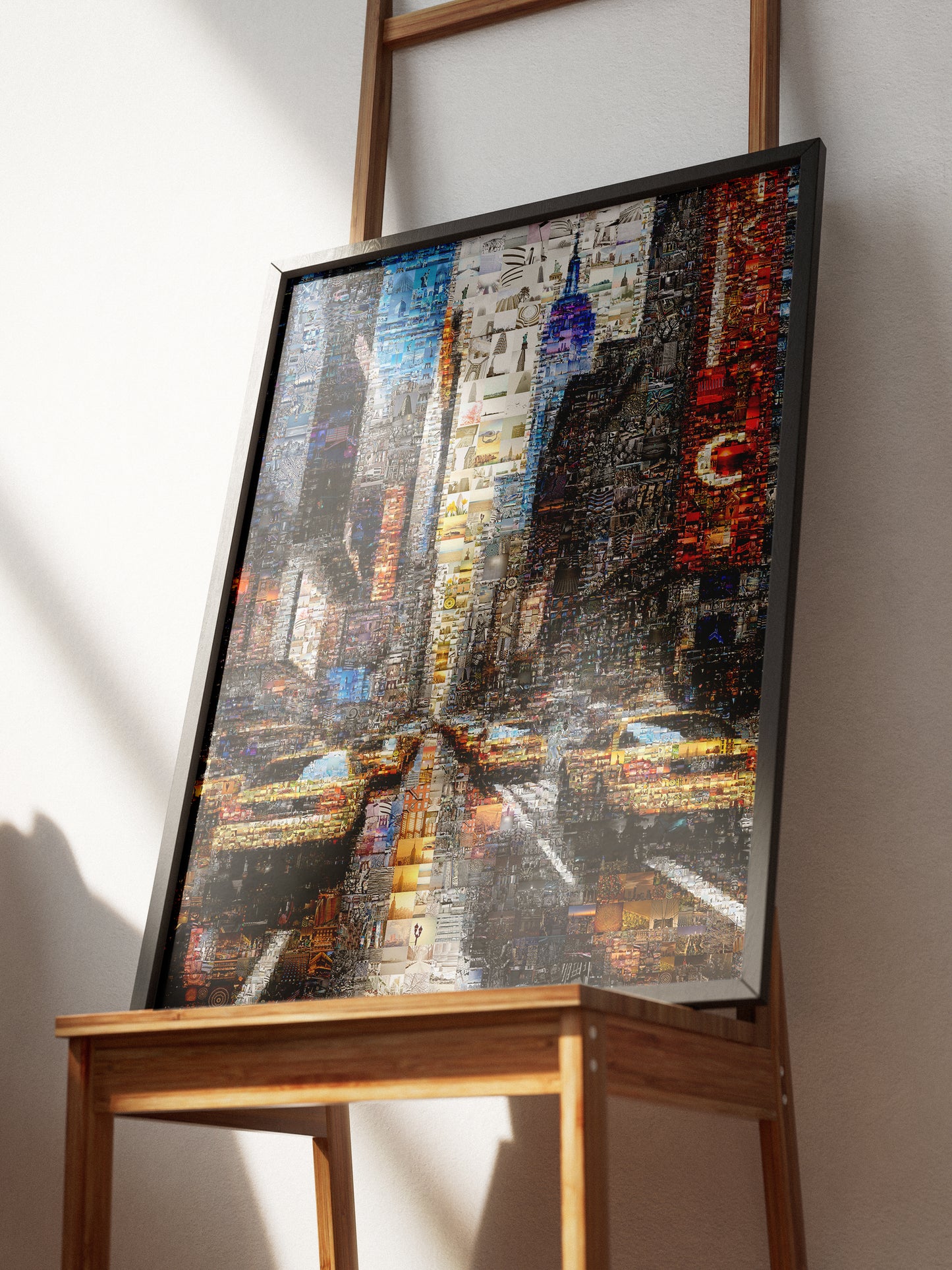 Stunning Urban Mosaic Art - Vibrant Cityscape Made from Hundreds of Images AtelierMosaics