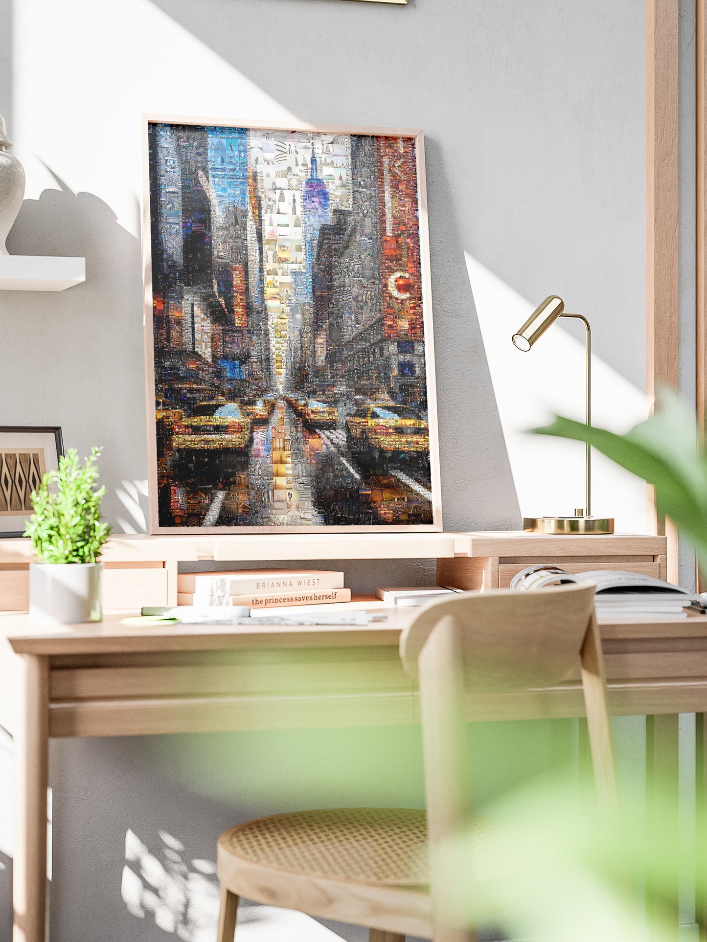 Stunning Urban Mosaic Art - Vibrant Cityscape Made from Hundreds of Images AtelierMosaics