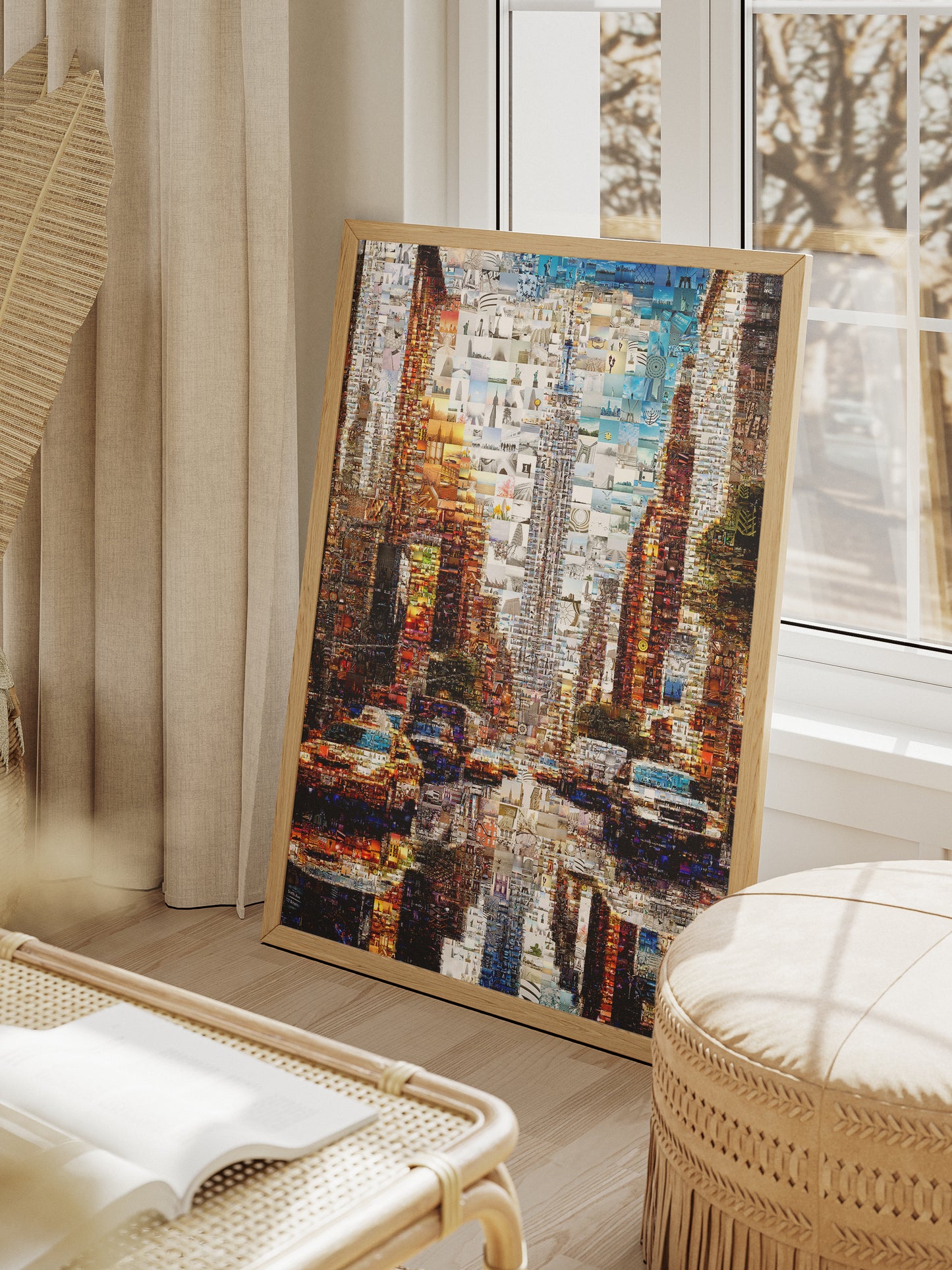 Stunning New York City Mosaic Art - Vibrant Urban Landscape Decor for Home & Office AtelierMosaics