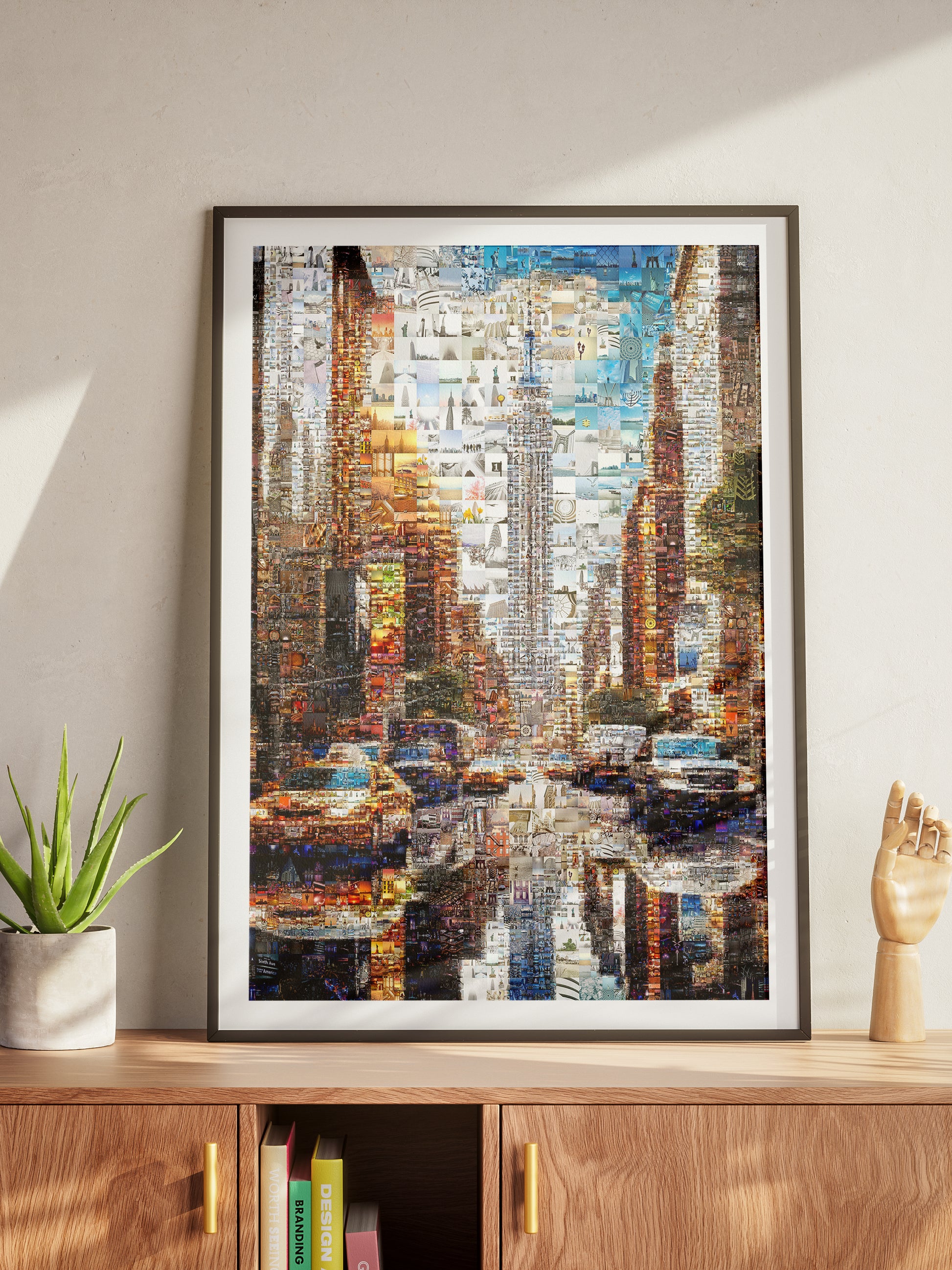 Stunning New York City Mosaic Art - Vibrant Urban Landscape Decor for Home & Office AtelierMosaics