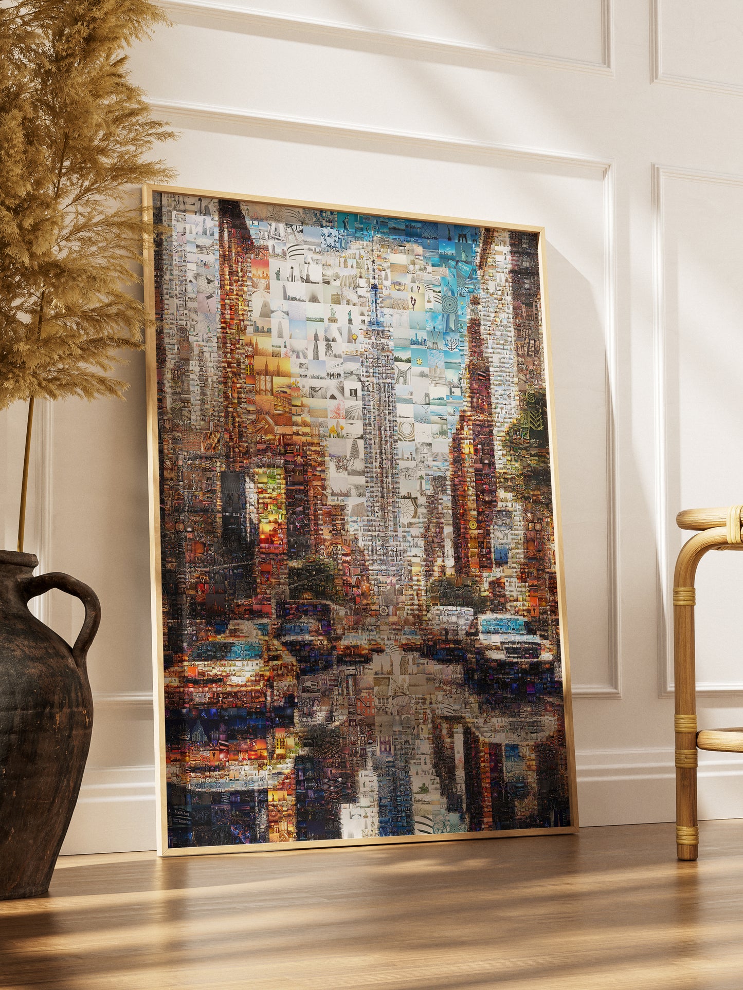 Stunning New York City Mosaic Art - Vibrant Urban Landscape Decor for Home & Office AtelierMosaics