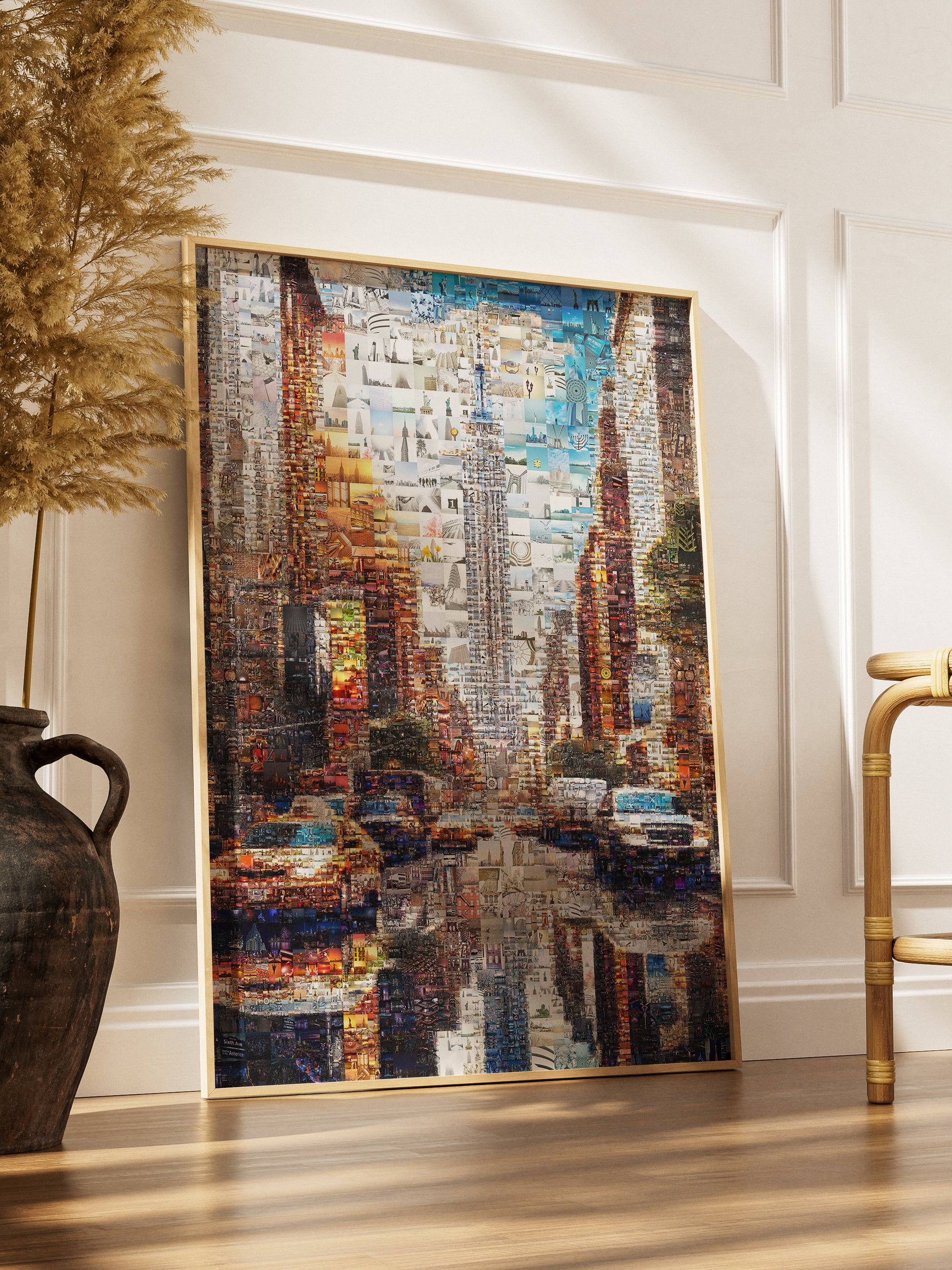 Stunning New York City Mosaic Art - Vibrant Urban Landscape Decor for Home & Office AtelierMosaics
