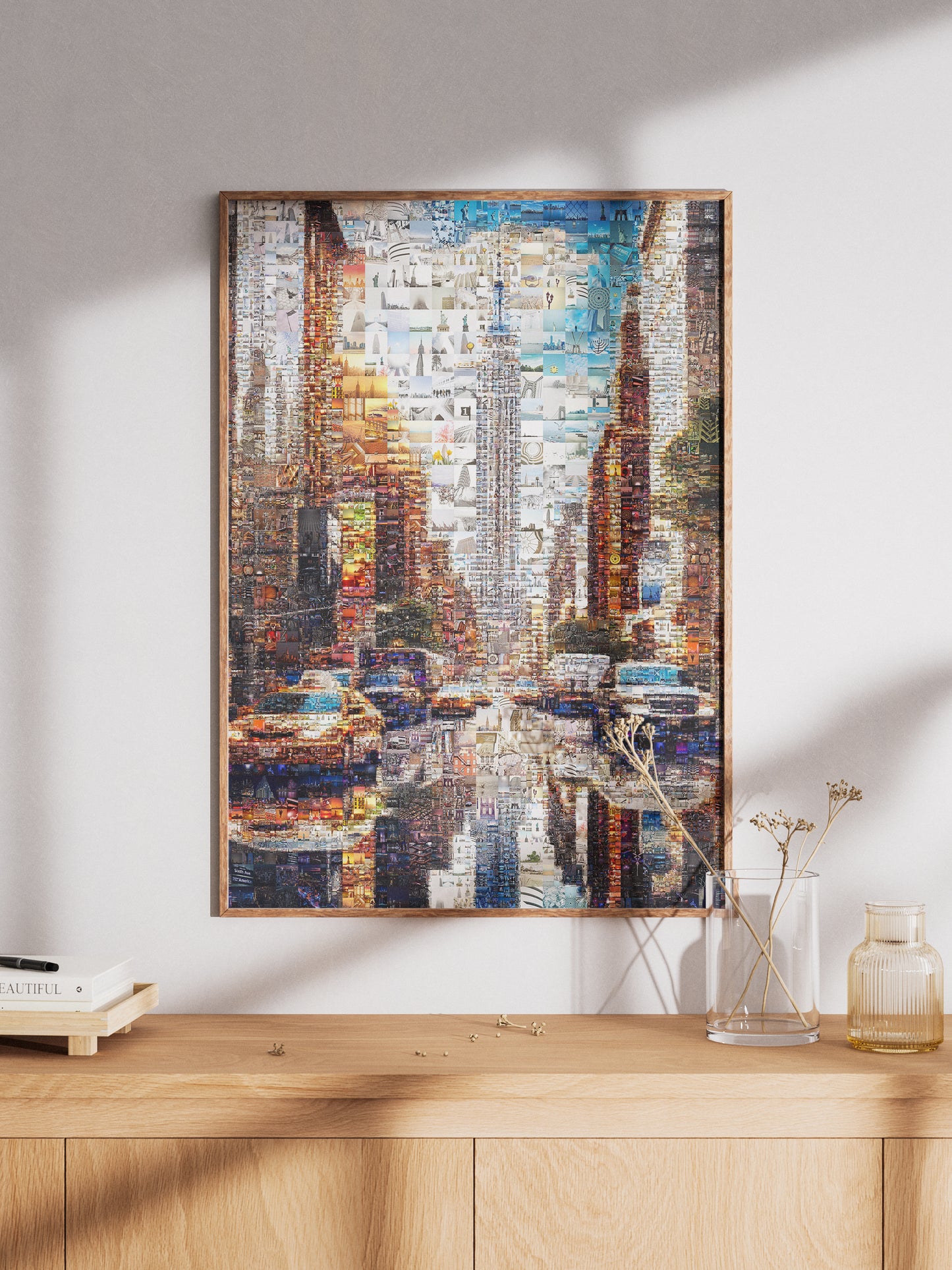Stunning New York City Mosaic Art - Vibrant Urban Landscape Decor for Home & Office AtelierMosaics