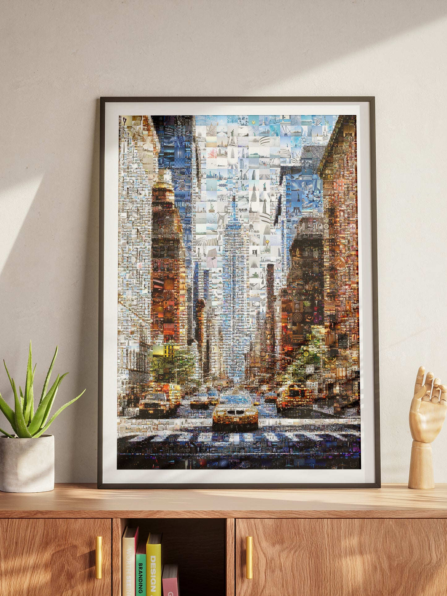 Stunning New York City Mosaic Artwork - Vibrant Urban Collage for Home Decor AtelierMosaics