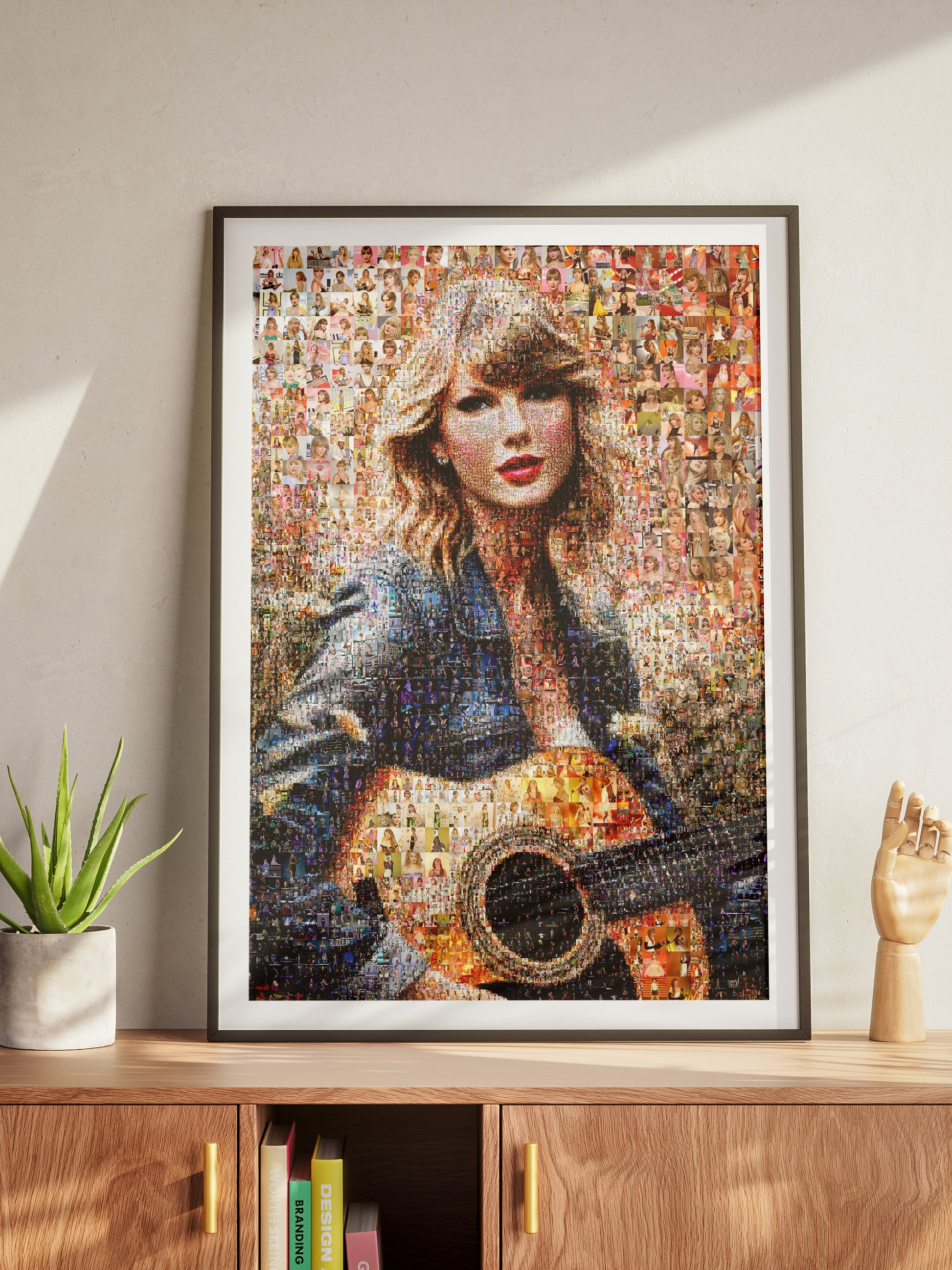 Stunning Taylor Swift Mosaic Artwork - Unique Collector's Piece for Fans & Decor AtelierMosaics