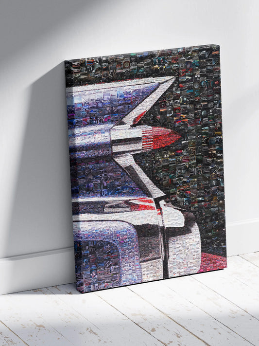 Stunning Mosaic Artwork of Classic Cars – Perfect for Automotive Enthusiasts and Home Decor AtelierMosaics