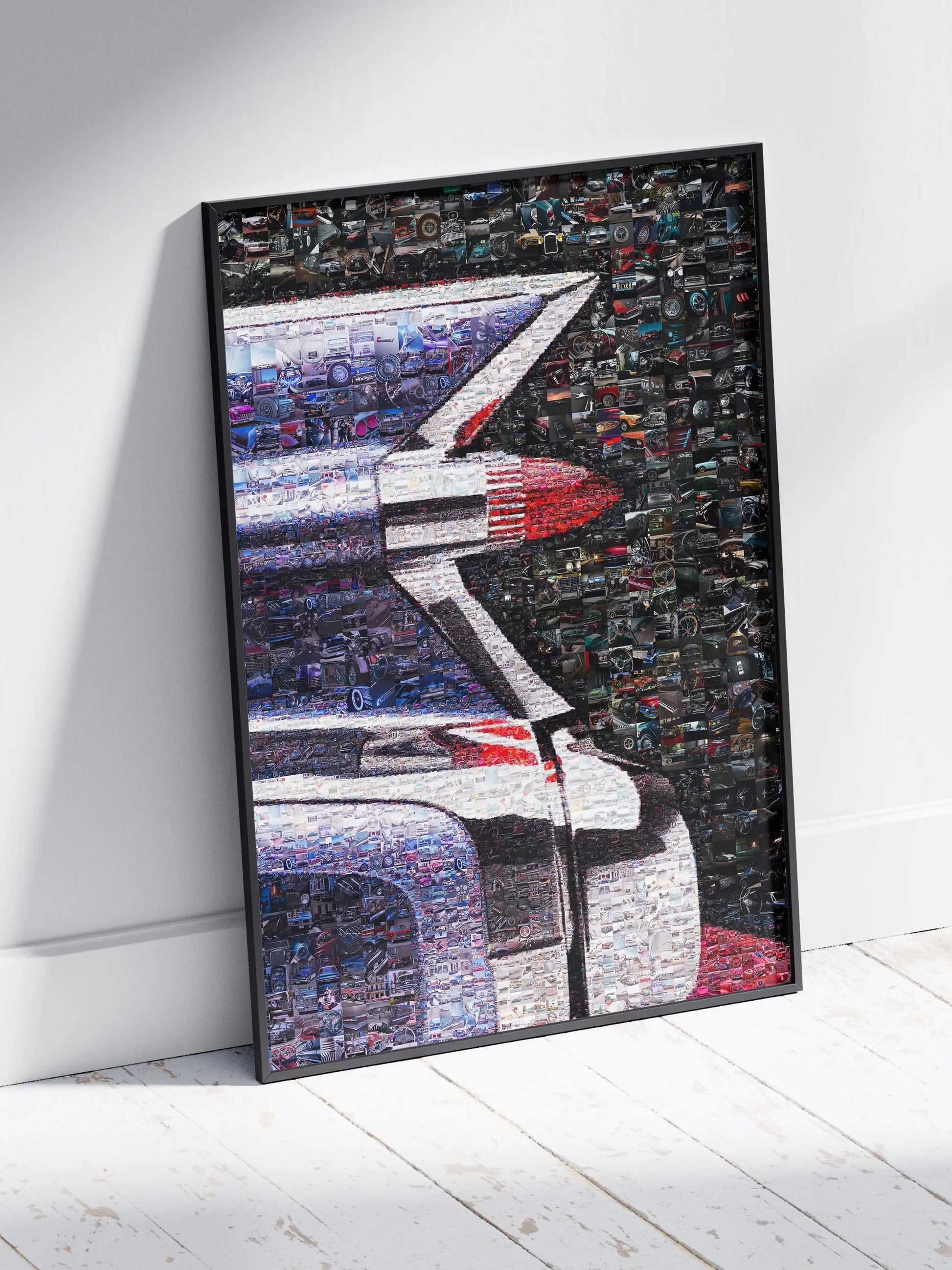 Stunning Mosaic Artwork of Classic Cars – Perfect for Automotive Enthusiasts and Home Decor AtelierMosaics