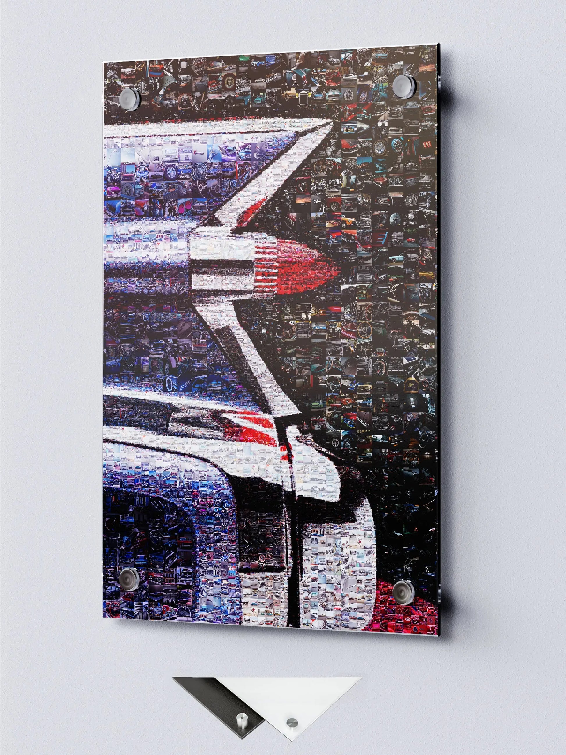 Stunning Mosaic Artwork of Classic Cars – Perfect for Automotive Enthusiasts and Home Decor AtelierMosaics