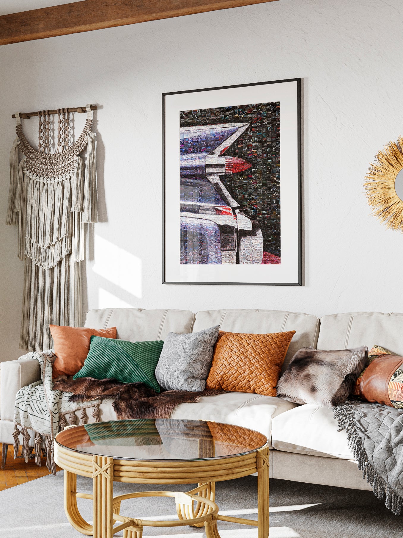 Stunning Mosaic Artwork of Classic Cars – Perfect for Automotive Enthusiasts and Home Decor AtelierMosaics