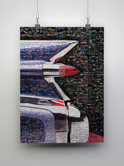 Stunning Mosaic Artwork of Classic Cars – Perfect for Automotive Enthusiasts and Home Decor AtelierMosaics