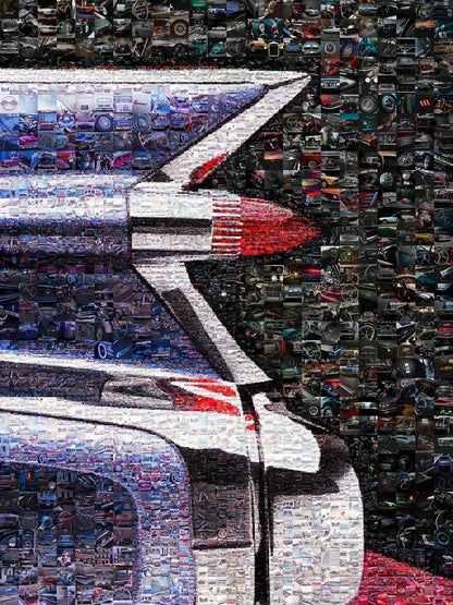 Stunning Mosaic Artwork of Classic Cars – Perfect for Automotive Enthusiasts and Home Decor AtelierMosaics