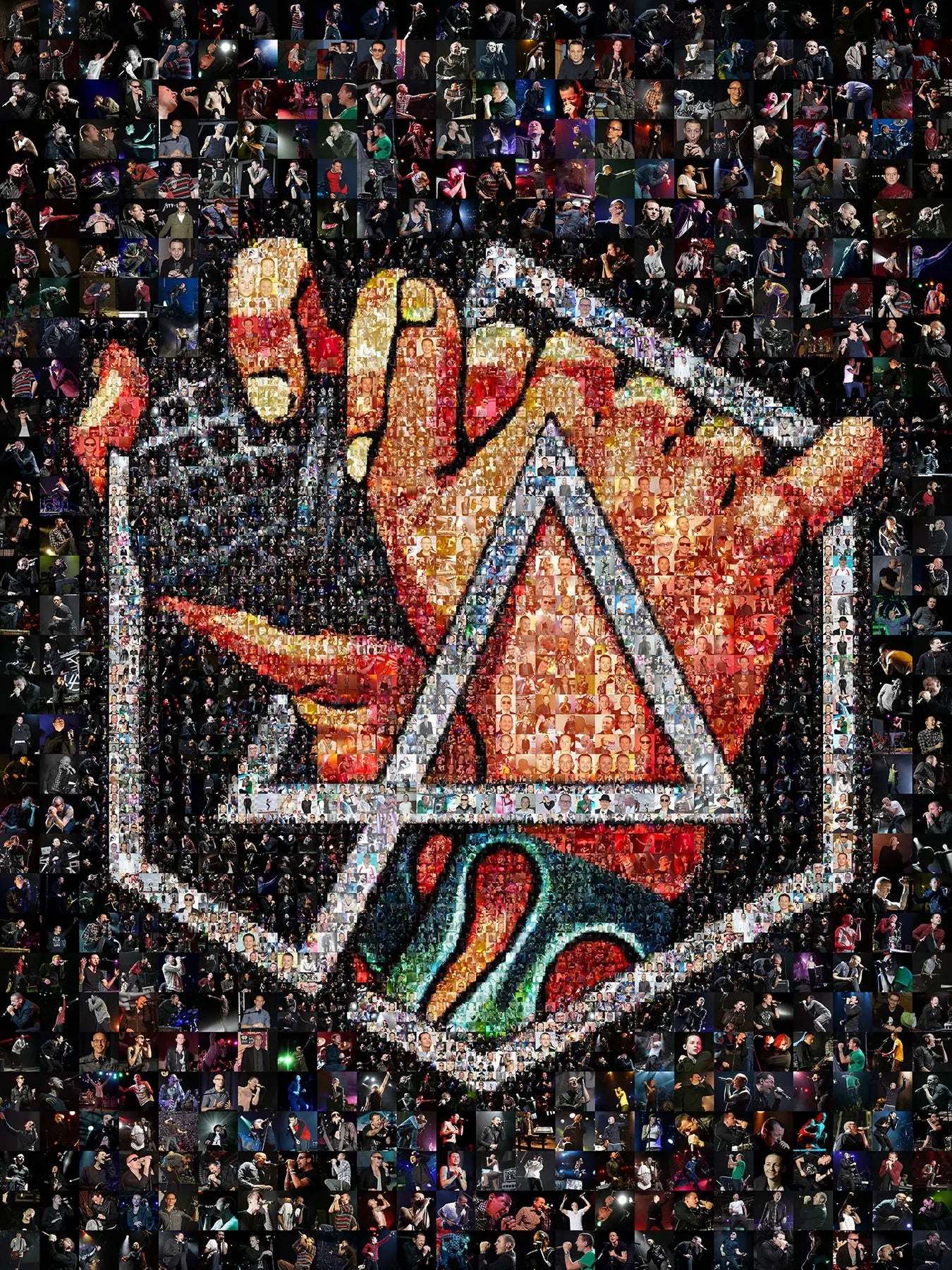 Chester Bennington Mosaic Artwork - Stunning Linkin Park Tribute Piece for Fans AtelierMosaics
