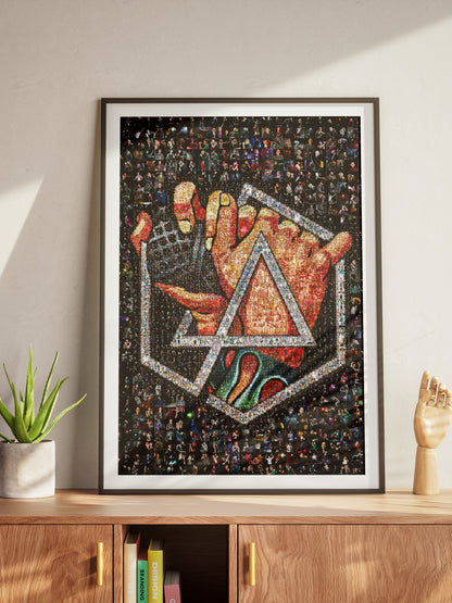 Chester Bennington Mosaic Artwork - Stunning Linkin Park Tribute Piece for Fans AtelierMosaics