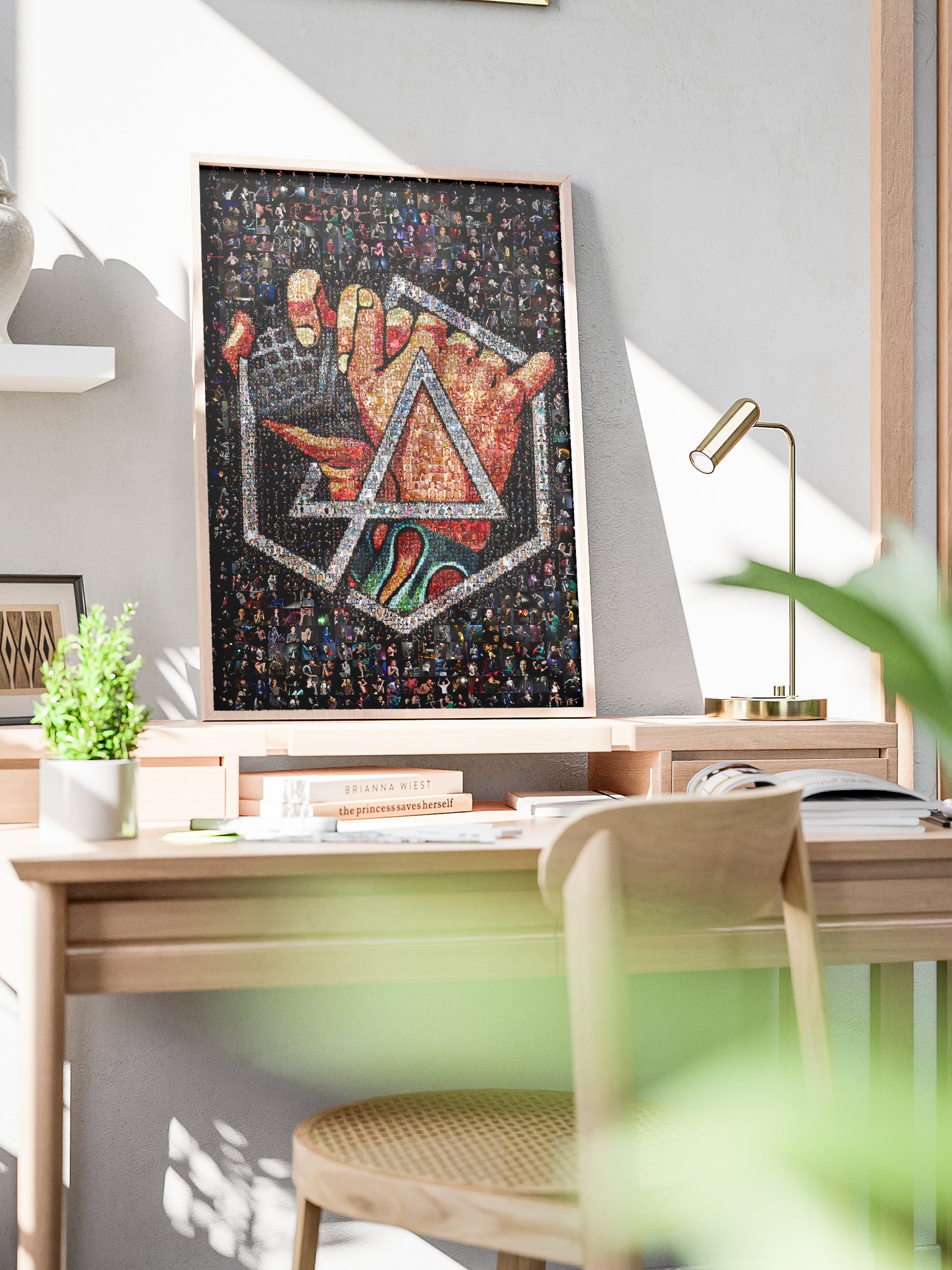 Chester Bennington Mosaic Artwork - Stunning Linkin Park Tribute Piece for Fans AtelierMosaics