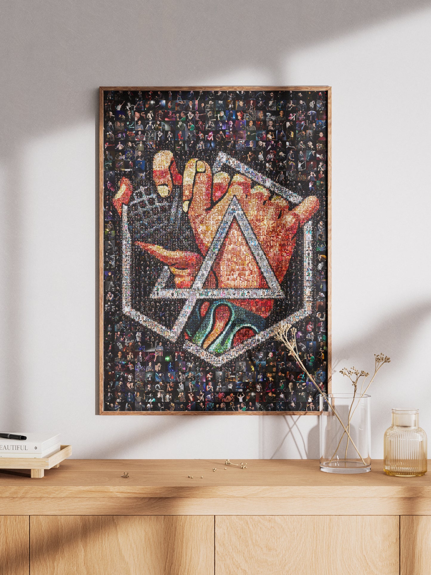 Chester Bennington Mosaic Artwork - Stunning Linkin Park Tribute Piece for Fans AtelierMosaics